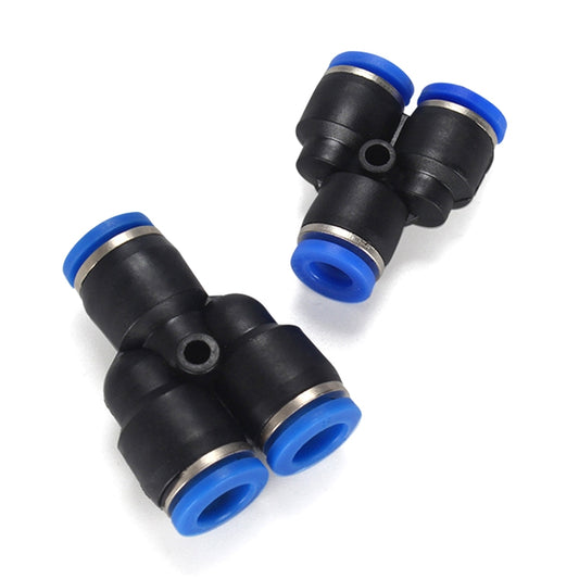 PY-14 LAIZE 2pcs Plastic Y-type Tee Reducing Pneumatic Quick Fitting Connector, PY-4 (10pcs), PY-6 (10pcs), PY-8 (10pcs), PY-10 (10pcs), PY-12 (10pcs), PY-14 (2pcs), PY-16 (2pcs)