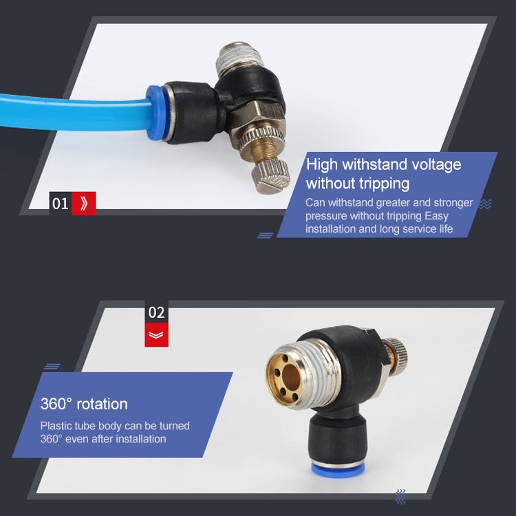 SL4-01 LAIZE 2pcs Throttle Valve Quick Fitting Pneumatic Connector, SL4-01 (2pcs), SL4-02, SL4-M5 (2pcs), SL6-01 (2pcs), SL6-02, SL6-03, SL6-04, SL6-M5 (2pcs), SL8-01 (2pcs), SL8-02, SL8-03, SL8-04, SL10-01 (2pcs), SL10-02, SL10-03, SL10-04, SL12-02���...