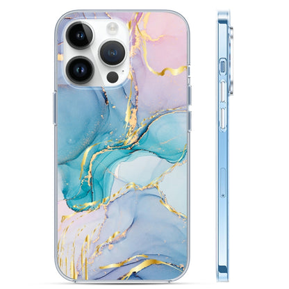 Coloured Glaze Marble Phone Case, For iPhone 14, For iPhone 14 Plus, For iPhone 14 Pro, For iPhone 14 Pro Max, For iPhone 13, For iPhone 13 Pro