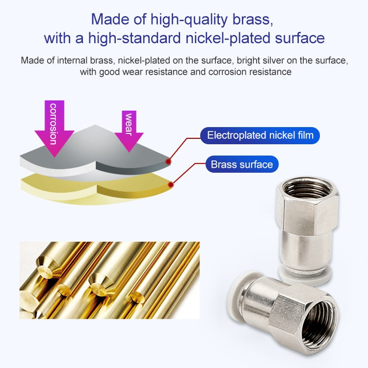 PCF6-02 LAIZE 2pcs Female Thread Straight Pneumatic Quick Fitting Connector, PCF4-01 (10pcs), PCF4-02 (10pcs), PCF6-01 (10pcs), PCF6-02 (2pcs), PCF6-03 (2pcs), PCF6-04 (1pc), PCF8-01 (2pcs), PCF8-02 (2pcs), PCF8-03 (1pc), PCF8-04 (1pc), PCF10-01 (1pc)�...