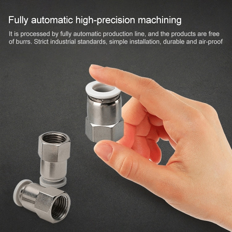 PCF6-02 LAIZE 2pcs Female Thread Straight Pneumatic Quick Fitting Connector, PCF4-01 (10pcs), PCF4-02 (10pcs), PCF6-01 (10pcs), PCF6-02 (2pcs), PCF6-03 (2pcs), PCF6-04 (1pc), PCF8-01 (2pcs), PCF8-02 (2pcs), PCF8-03 (1pc), PCF8-04 (1pc), PCF10-01 (1pc)�...
