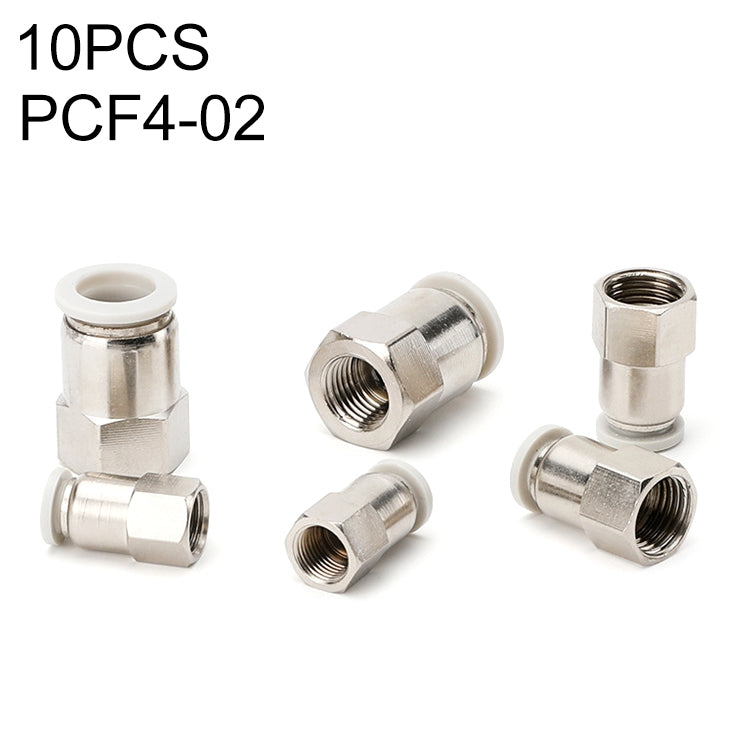 PCF6-02 LAIZE 2pcs Female Thread Straight Pneumatic Quick Fitting Connector, PCF4-01 (10pcs), PCF4-02 (10pcs), PCF6-01 (10pcs), PCF6-02 (2pcs), PCF6-03 (2pcs), PCF6-04 (1pc), PCF8-01 (2pcs), PCF8-02 (2pcs), PCF8-03 (1pc), PCF8-04 (1pc), PCF10-01 (1pc)�...