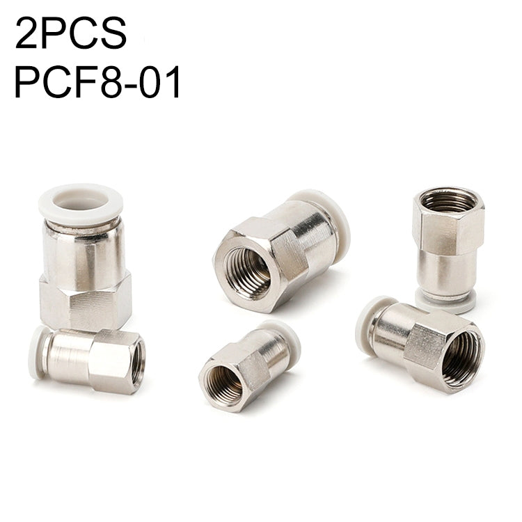 PCF6-02 LAIZE 2pcs Female Thread Straight Pneumatic Quick Fitting Connector, PCF4-01 (10pcs), PCF4-02 (10pcs), PCF6-01 (10pcs), PCF6-02 (2pcs), PCF6-03 (2pcs), PCF6-04 (1pc), PCF8-01 (2pcs), PCF8-02 (2pcs), PCF8-03 (1pc), PCF8-04 (1pc), PCF10-01 (1pc)�...