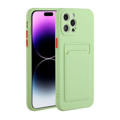 Card Slot Design Shockproof TPU Phone Case, For iPhone 14, For iPhone 14 Plus, For iPhone 14 Pro, For iPhone 14 Pro Max