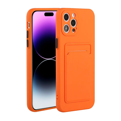 Card Slot Design Shockproof TPU Phone Case, For iPhone 14, For iPhone 14 Plus, For iPhone 14 Pro, For iPhone 14 Pro Max