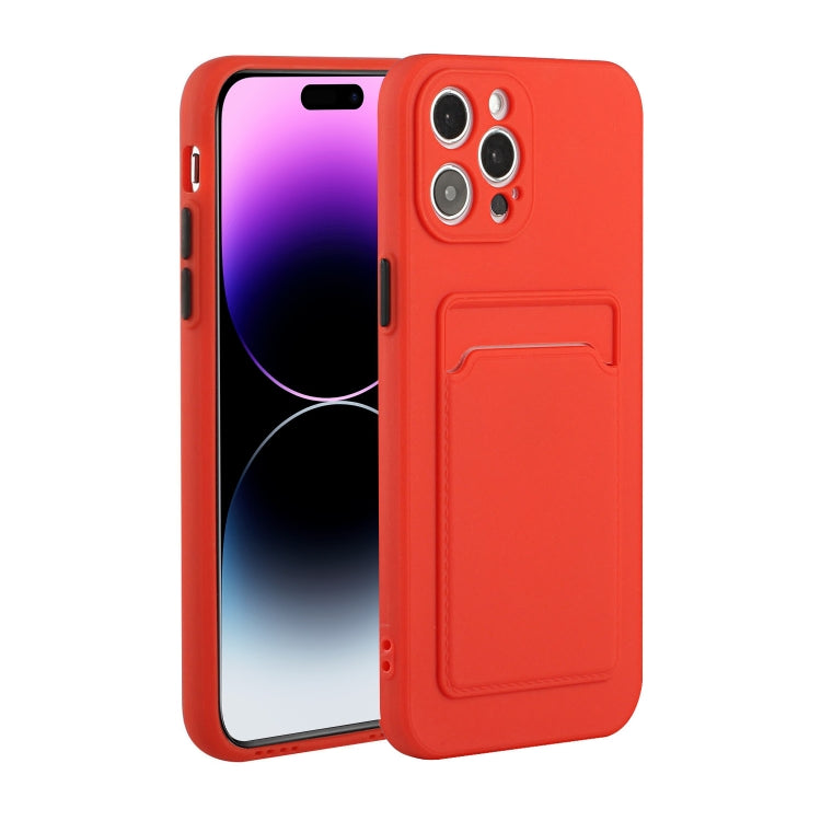 Card Slot Design Shockproof TPU Phone Case, For iPhone 14, For iPhone 14 Plus, For iPhone 14 Pro, For iPhone 14 Pro Max