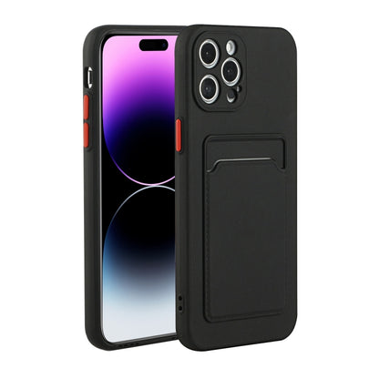 Card Slot Design Shockproof TPU Phone Case, For iPhone 14, For iPhone 14 Plus, For iPhone 14 Pro, For iPhone 14 Pro Max