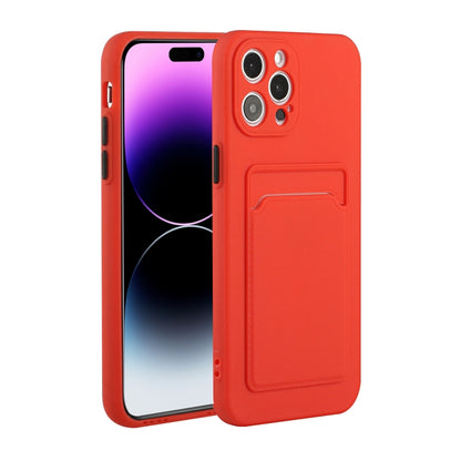 Card Slot Design Shockproof TPU Phone Case, For iPhone 14, For iPhone 14 Plus, For iPhone 14 Pro, For iPhone 14 Pro Max