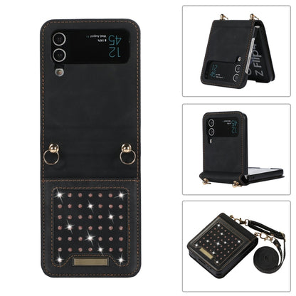 Three-fold RFID Leather Phone Case with Lanyard, For iPhone XS, For iPhone XS Max, For Samsung Galaxy A12, For Samsung Galaxy A13 4G/A13 5G, For Samsung Galaxy A51 4G, For Samsung Galaxy A53 5G, For Samsung Galaxy A52 5G/A52s 5G������������������������...