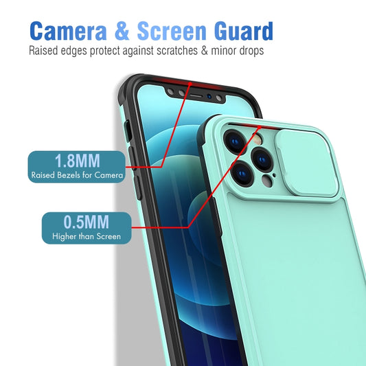 غطاء كاميرا منزلق بتصميم جراب هاتف من البولي كربونات والبولي يوريثان الحراري، لهاتف iPhone 14 Plus وiPhone 14 Pro Max