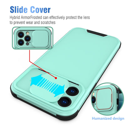 غطاء كاميرا منزلق بتصميم جراب هاتف من البولي كربونات والبولي يوريثان الحراري، لهاتف iPhone 14 Plus وiPhone 14 Pro Max