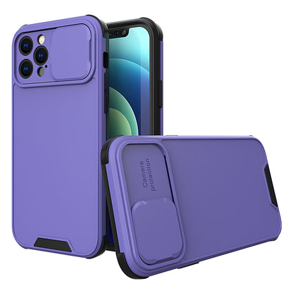 غطاء كاميرا منزلق بتصميم جراب هاتف من البولي كربونات والبولي يوريثان الحراري، لهاتف iPhone 14 Plus وiPhone 14 Pro Max