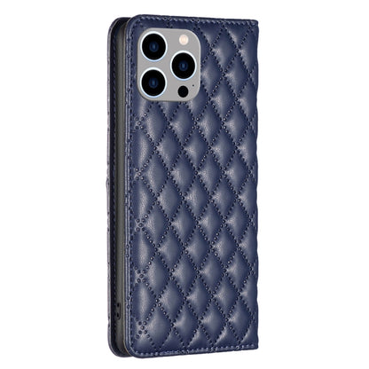 Diamond Lattice Magnetic Leather Flip Phone Case, For iPhone 14 Pro Max, For iPhone 14 Pro, For iPhone 14 Plus, For iPhone 14, For iPhone 13 Pro Max, For iPhone 13 Pro, For iPhone 13, For iPhone 12 Pro Max