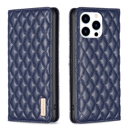 Diamond Lattice Magnetic Leather Flip Phone Case, For iPhone 14 Pro Max, For iPhone 14 Pro, For iPhone 14 Plus, For iPhone 14, For iPhone 13 Pro Max, For iPhone 13 Pro, For iPhone 13, For iPhone 12 Pro Max