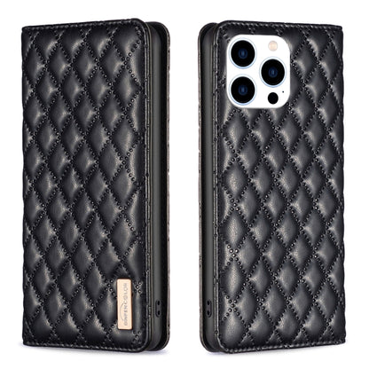 Diamond Lattice Magnetic Leather Flip Phone Case, For iPhone 14 Pro Max, For iPhone 14 Pro, For iPhone 14 Plus, For iPhone 14, For iPhone 13 Pro Max, For iPhone 13 Pro, For iPhone 13, For iPhone 12 Pro Max