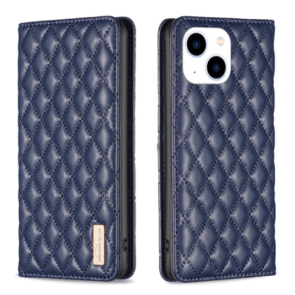 Diamond Lattice Magnetic Leather Flip Phone Case, For iPhone 14 Pro Max, For iPhone 14 Pro, For iPhone 14 Plus, For iPhone 14, For iPhone 13 Pro Max, For iPhone 13 Pro, For iPhone 13, For iPhone 12 Pro Max