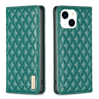 Diamond Lattice Magnetic Leather Flip Phone Case, For iPhone 14 Pro Max, For iPhone 14 Pro, For iPhone 14 Plus, For iPhone 14, For iPhone 13 Pro Max, For iPhone 13 Pro, For iPhone 13, For iPhone 12 Pro Max