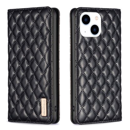 Diamond Lattice Magnetic Leather Flip Phone Case, For iPhone 14 Pro Max, For iPhone 14 Pro, For iPhone 14 Plus, For iPhone 14, For iPhone 13 Pro Max, For iPhone 13 Pro, For iPhone 13, For iPhone 12 Pro Max