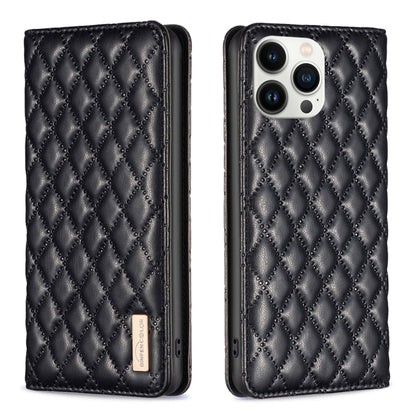Diamond Lattice Magnetic Leather Flip Phone Case, For iPhone 14 Pro Max, For iPhone 14 Pro, For iPhone 14 Plus, For iPhone 14, For iPhone 13 Pro Max, For iPhone 13 Pro, For iPhone 13, For iPhone 12 Pro Max
