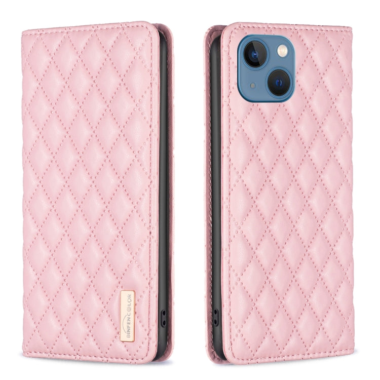 Diamond Lattice Magnetic Leather Flip Phone Case, For iPhone 14 Pro Max, For iPhone 14 Pro, For iPhone 14 Plus, For iPhone 14, For iPhone 13 Pro Max, For iPhone 13 Pro, For iPhone 13, For iPhone 12 Pro Max