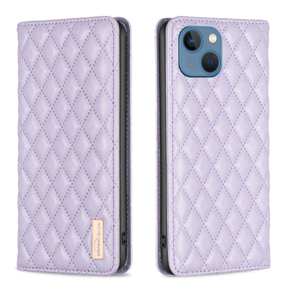 Diamond Lattice Magnetic Leather Flip Phone Case, For iPhone 14 Pro Max, For iPhone 14 Pro, For iPhone 14 Plus, For iPhone 14, For iPhone 13 Pro Max, For iPhone 13 Pro, For iPhone 13, For iPhone 12 Pro Max