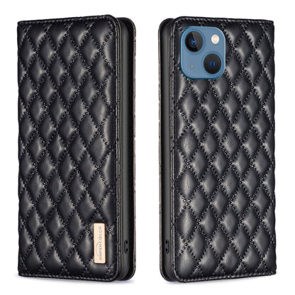 Diamond Lattice Magnetic Leather Flip Phone Case, For iPhone 14 Pro Max, For iPhone 14 Pro, For iPhone 14 Plus, For iPhone 14, For iPhone 13 Pro Max, For iPhone 13 Pro, For iPhone 13, For iPhone 12 Pro Max
