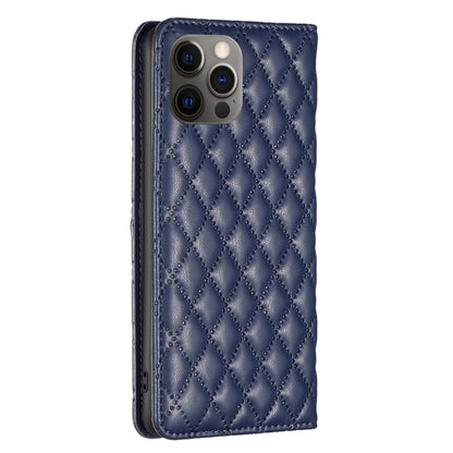Diamond Lattice Magnetic Leather Flip Phone Case, For iPhone 12 / 12 Pro, For iPhone 11 Pro Max, For iPhone 11 Pro, For iPhone 11, For iPhone SE 2022 / SE 2020 / 8 / 7, For iPhone XS Max, For iPhone XS / X, For iPhone XR