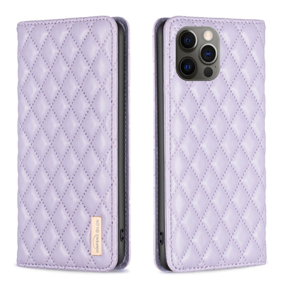 Diamond Lattice Magnetic Leather Flip Phone Case, For iPhone 12 / 12 Pro, For iPhone 11 Pro Max, For iPhone 11 Pro, For iPhone 11, For iPhone SE 2022 / SE 2020 / 8 / 7, For iPhone XS Max, For iPhone XS / X, For iPhone XR