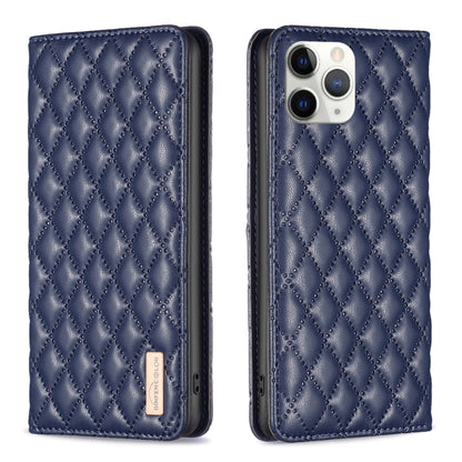 Diamond Lattice Magnetic Leather Flip Phone Case, For iPhone 12 / 12 Pro, For iPhone 11 Pro Max, For iPhone 11 Pro, For iPhone 11, For iPhone SE 2022 / SE 2020 / 8 / 7, For iPhone XS Max, For iPhone XS / X, For iPhone XR