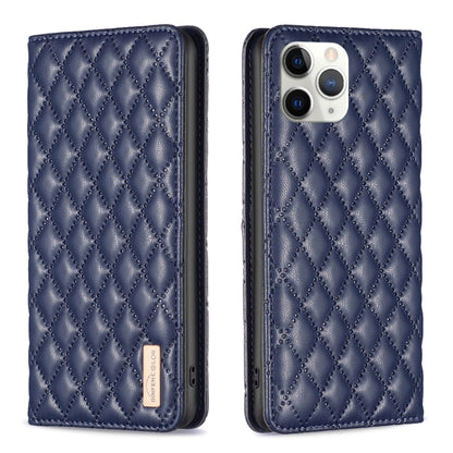 Diamond Lattice Magnetic Leather Flip Phone Case, For iPhone 12 / 12 Pro, For iPhone 11 Pro Max, For iPhone 11 Pro, For iPhone 11, For iPhone SE 2022 / SE 2020 / 8 / 7, For iPhone XS Max, For iPhone XS / X, For iPhone XR