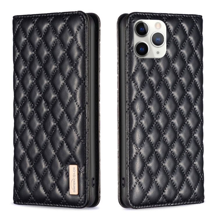 Diamond Lattice Magnetic Leather Flip Phone Case, For iPhone 12 / 12 Pro, For iPhone 11 Pro Max, For iPhone 11 Pro, For iPhone 11, For iPhone SE 2022 / SE 2020 / 8 / 7, For iPhone XS Max, For iPhone XS / X, For iPhone XR