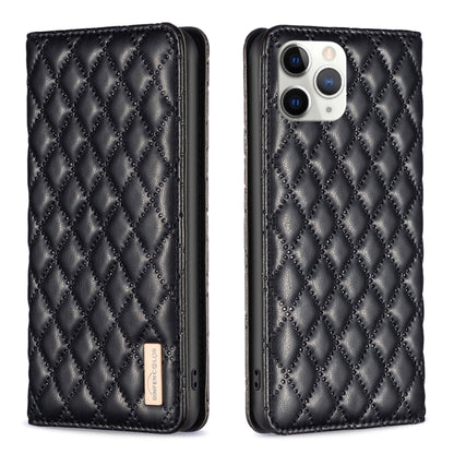 Diamond Lattice Magnetic Leather Flip Phone Case, For iPhone 12 / 12 Pro, For iPhone 11 Pro Max, For iPhone 11 Pro, For iPhone 11, For iPhone SE 2022 / SE 2020 / 8 / 7, For iPhone XS Max, For iPhone XS / X, For iPhone XR