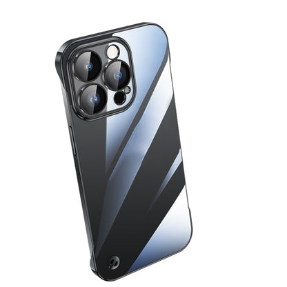 جراب هاتف شفاف بدون إطار مطلي بالكهرباء، لهاتف iPhone 13 Pro Max، وiPhone 12، وiPhone 12 Pro، وiPhone 12 Pro Max