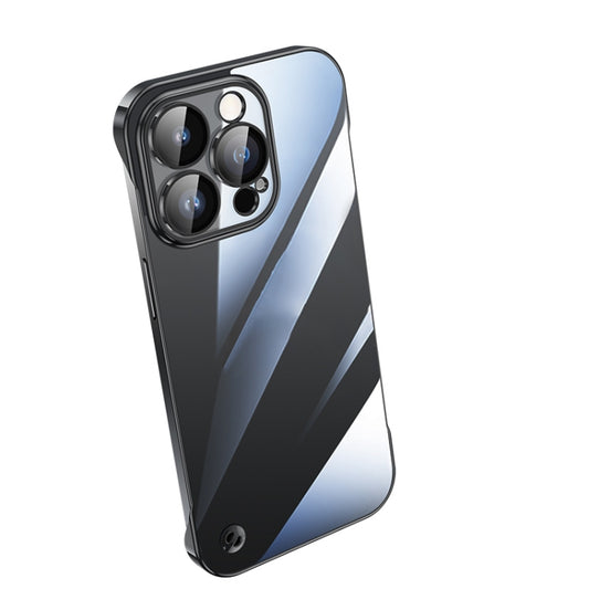 جراب هاتف شفاف بدون إطار مطلي بالكهرباء، لهاتف iPhone 13 Pro Max، وiPhone 12، وiPhone 12 Pro، وiPhone 12 Pro Max