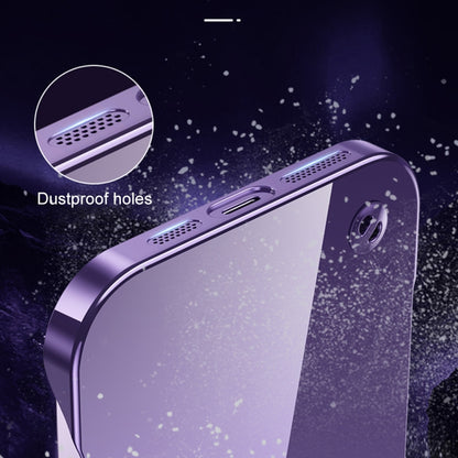 جراب هاتف شفاف بدون إطار مطلي بالكهرباء، لهاتف iPhone 13 Pro Max، وiPhone 12، وiPhone 12 Pro، وiPhone 12 Pro Max