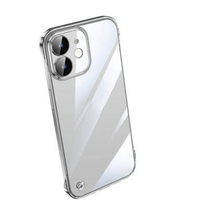 جراب هاتف شفاف بدون إطار مطلي بالكهرباء، لهاتف iPhone 13 Pro Max، وiPhone 12، وiPhone 12 Pro، وiPhone 12 Pro Max