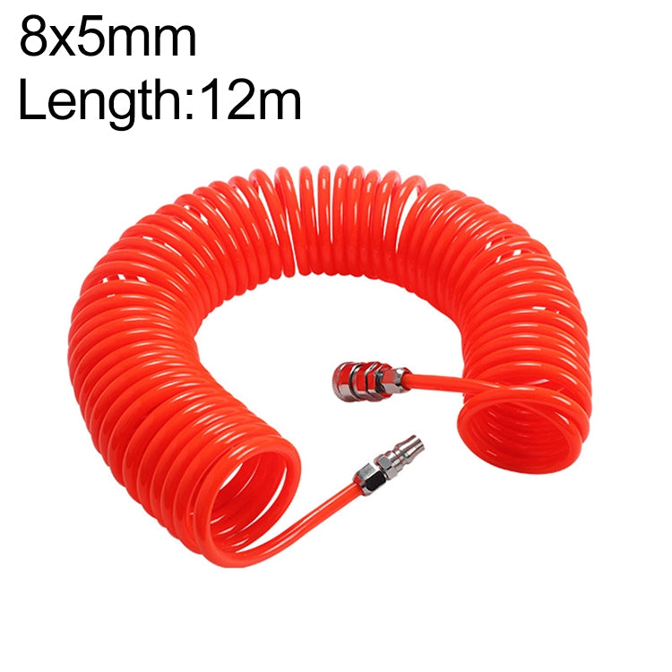 LAIZE Compressor Air Flexible PU Spring Tube with Connector, 8x5mm, 3m, with Connector, 8x5mm, 6m, with Connector, 8x5mm, 9m, with Connector, 8x5mm, 12m, with Connector, 8x5mm, 15m, with Connector, 10x6.5mm, 6m, with Connector��������������������������...