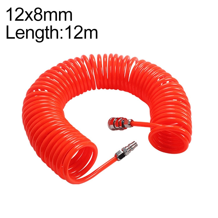 LAIZE Compressor Air Flexible PU Spring Tube with Connector, 8x5mm, 3m, with Connector, 8x5mm, 6m, with Connector, 8x5mm, 9m, with Connector, 8x5mm, 12m, with Connector, 8x5mm, 15m, with Connector, 10x6.5mm, 6m, with Connector��������������������������...