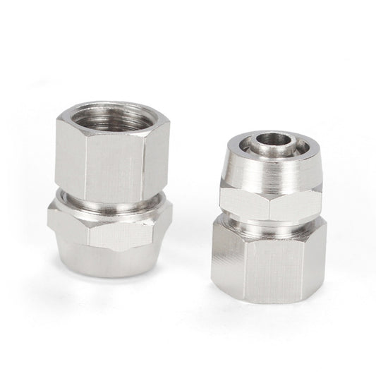 PCF10-02 LAIZE Copper Pneumatic Quick Fitting Connector, PCF4-01, PCF4-02, PCF6-01, PCF6-02, PCF8-01, PCF8-02, PCF10-01, PCF10-02