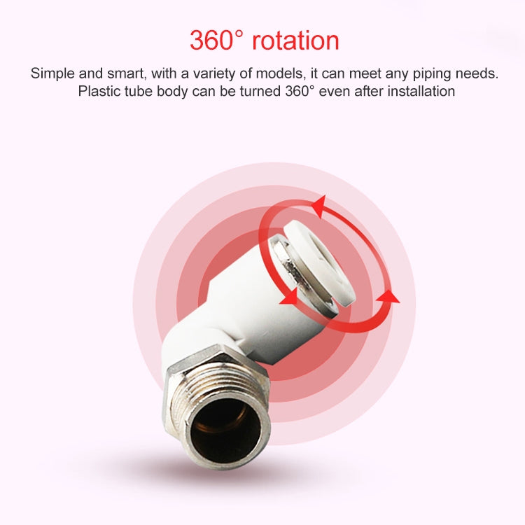 PL4-02 LAIZE 2pcs PL Elbow Pneumatic Quick Fitting Connector, PL4-01 (10pcs), PL4-02 (2pcs), PL4-M5 (10pcs), PL6-01 (2pcs), PL6-02 (2pcs), PL6-03 (2pcs), PL6-04 (1pc), PL6-M5 (2pcs), PL8-01 (2pcs), PL8-02 (2pcs), PL8-03 (2pcs), PL8-04 (1pc)������������...