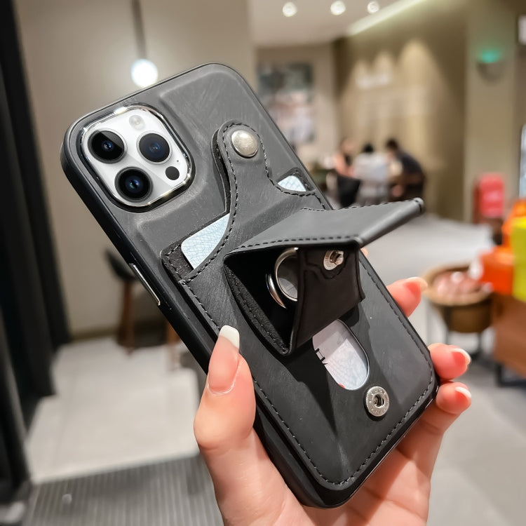 Side Leather Rotation Card Holder Phone Case, For iPhone 14 Pro Max, For iPhone 14 Pro, For iPhone 14, For iPhone 14 Plus, For iPhone 13 Pro Max, For iPhone 13 Pro, For iPhone 13, For iPhone 12 Pro Max