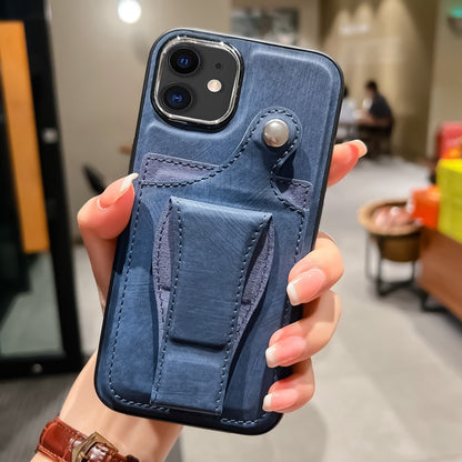 جراب هاتف من الجلد مع حامل بطاقات دوار جانبي، مناسب لأجهزة iPhone 12 Pro وiPhone 12 وiPhone 11 Pro Max وiPhone 11 Pro وiPhone 11