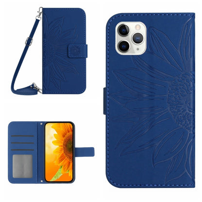 جراب هاتف جلدي قلاب بنمط زهرة الشمس، مناسب لأجهزة iPhone 11 وiPhone 11 Pro وiPhone 11 Pro Max وiPhone 12 mini