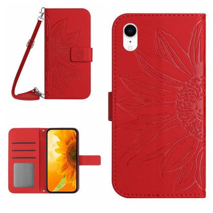 جراب هاتف جلدي قلاب بنمط زهرة الشمس، مناسب لأجهزة iPhone 14 Pro وiPhone 14 Pro Max وiPhone X / XS وiPhone XR