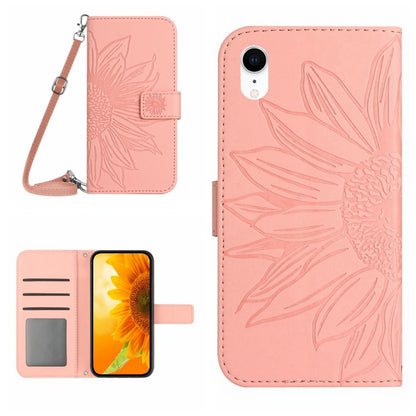 جراب هاتف جلدي قلاب بنمط زهرة الشمس، مناسب لأجهزة iPhone 14 Pro وiPhone 14 Pro Max وiPhone X / XS وiPhone XR