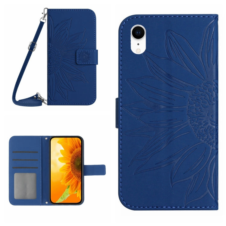 جراب هاتف جلدي قلاب بنمط زهرة الشمس، مناسب لأجهزة iPhone 14 Pro وiPhone 14 Pro Max وiPhone X / XS وiPhone XR