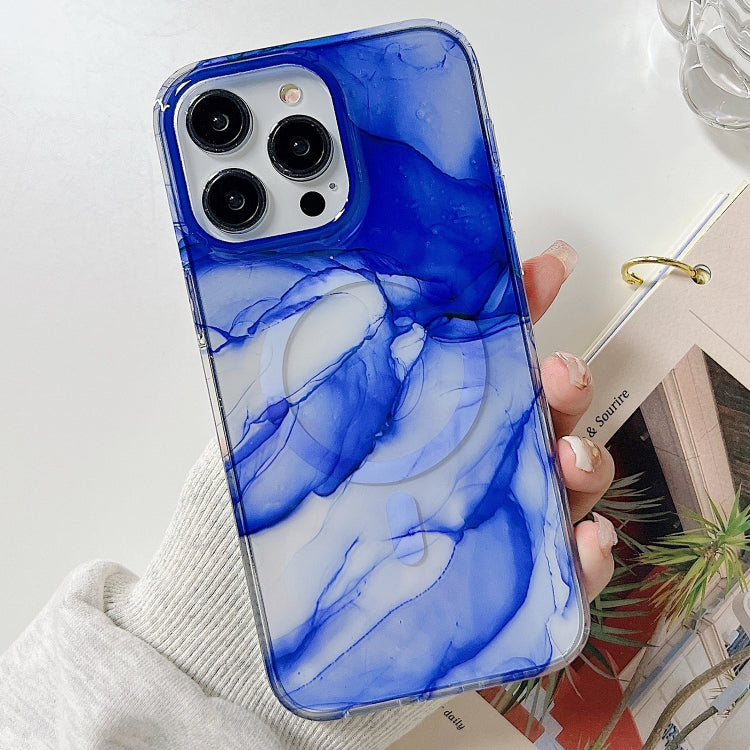 جراب هاتف ماج سيف رخامي مزدوج الجوانب، مناسب لأجهزة iPhone 14 Plus وiPhone 14 Pro وiPhone 14 Pro Max