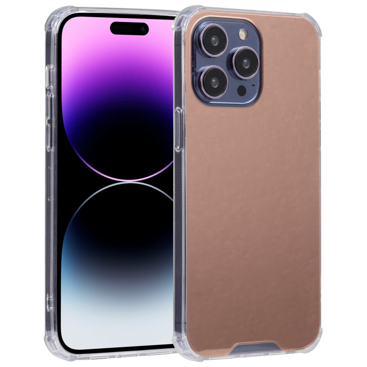 جراب هاتف من مادة TPU من الأكريليك العاكس المطلي بالكهرباء، مناسب لأجهزة iPhone 14 وiPhone 14 Plus وiPhone 14 Pro وiPhone 14 Pro Max