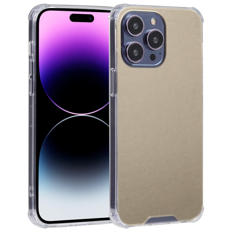 جراب هاتف من مادة TPU من الأكريليك العاكس المطلي بالكهرباء، مناسب لأجهزة iPhone 14 وiPhone 14 Plus وiPhone 14 Pro وiPhone 14 Pro Max
