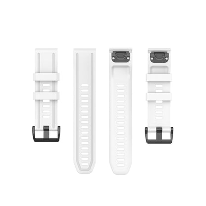 For Garmin Fenix 6S 20mm Quick Release Official Texture Wrist Strap Watchband, with Plastic Button, with Metal Button